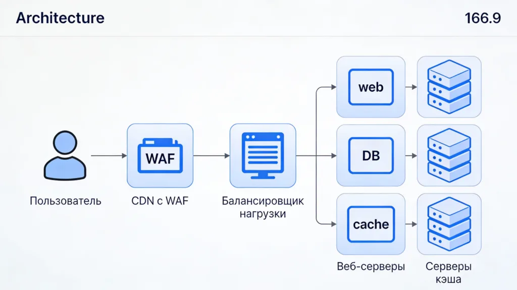Многоуровневая архитектура защиты от DDoS-атак