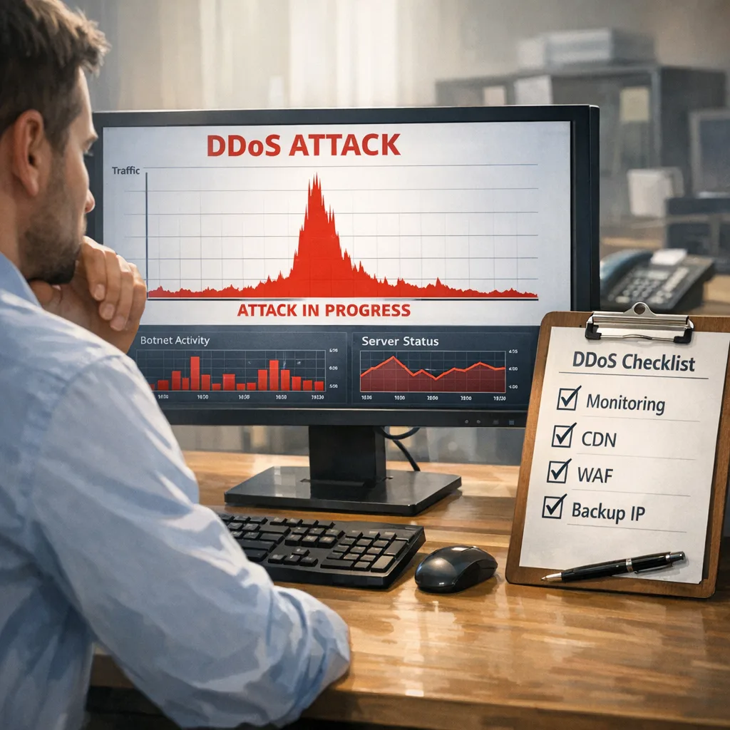 Подготовка к DDoS-атаке: чек-лист для администратора